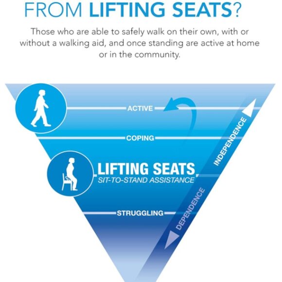 Carex Upeasy Seat Assist‎ Plus - Chair Lift And Sofa Stand Assist - Portable - Picture 4 of 11
